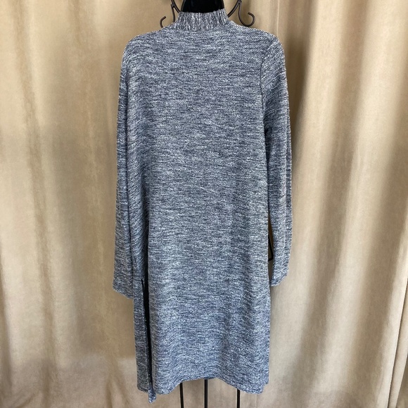 Lane Bryant Marled Long Duster Cardigan Gray, 10/12 NWT - Picture 16 of 16
